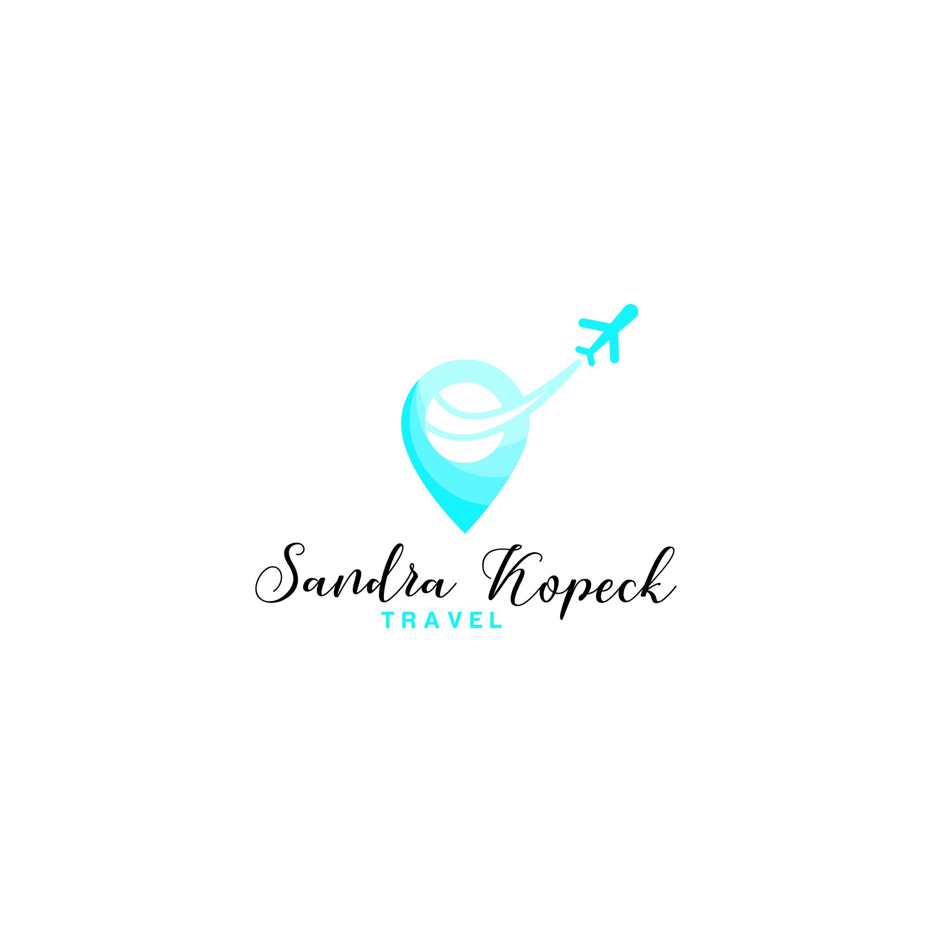 Logo-Design von creative.bugs für Sandra Kopeck Travel  | Design #25802155
