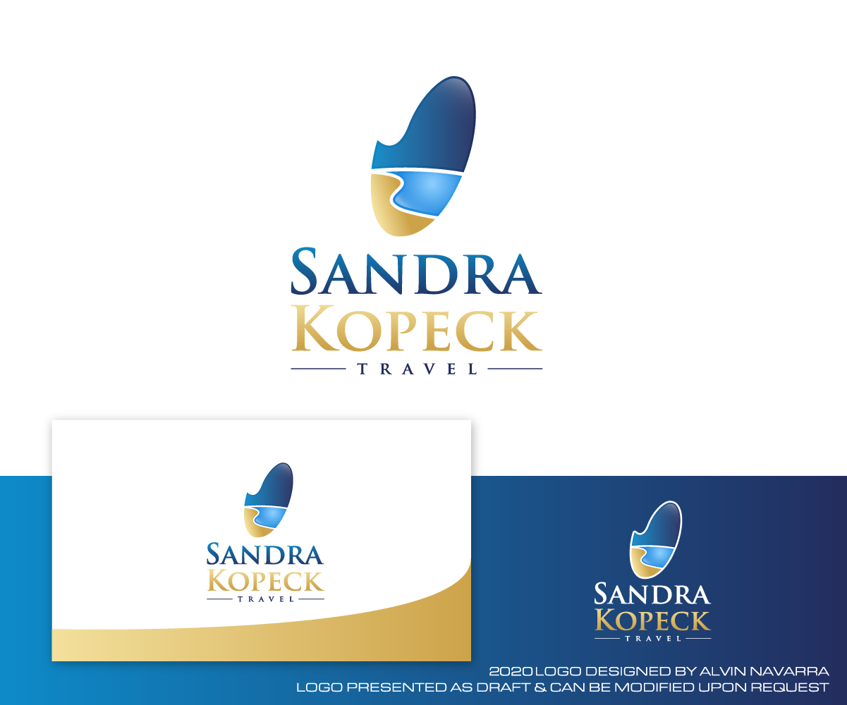 Logo Design by alvinnavarra for Sandra Kopeck Travel  | Design #25827039