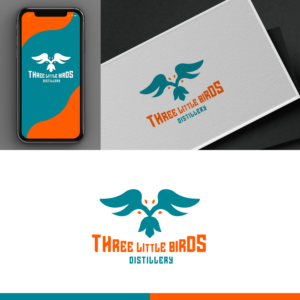 Three Little Birds Distillery | Logo Design by ICKE