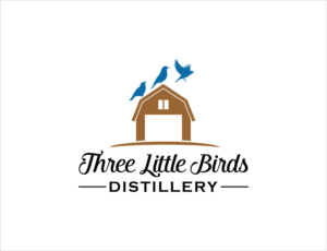 Three Little Birds Distillery | Logo Design by BNdesigner