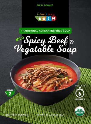Retail Package Design for Spicy Beef Soup | Design Emballage par Javelin Studio