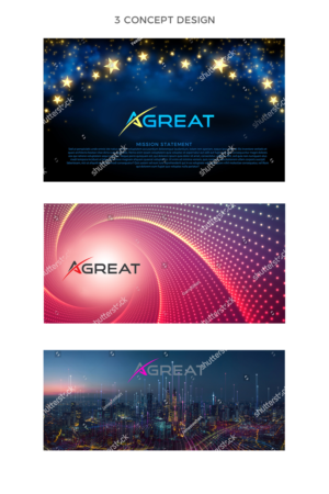 Custom MS Teams backgrounds for AGREAT | Graphic Design by MDesigns ™