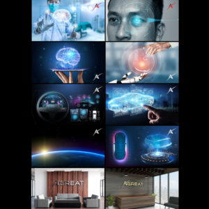 Custom MS Teams backgrounds for AGREAT | Graphic Design by lnb...