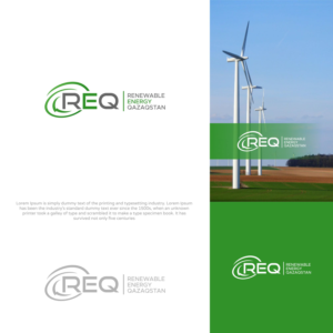 Renewable Energy Qazaqstan | Logo Design by Apple Dsigner