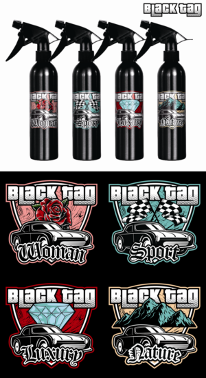 UK based business needs labels for 4 products | Diseño de Etiqueta por adjeiiBlack