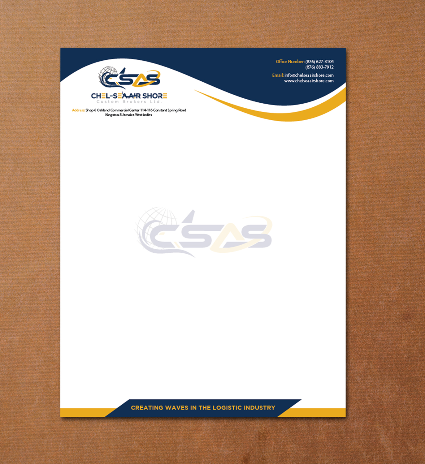 Diseño de Membrete por anshtoyj para este proyecto | Diseño #25805756