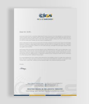 Chel-Sea Air Shore Custom Brokers Limited  | Letterhead Design by chandrayaan.creative