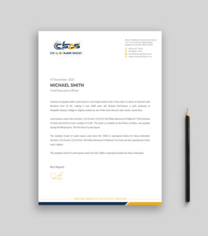 Letterhead Design by Musa. A for this project | Design: #25802954