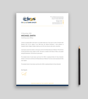 Letterhead Design by Musa. A for this project | Design: #25802956