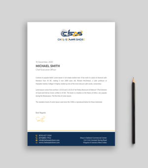 Letterhead Design by Musa. A for this project | Design: #25803106