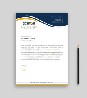 Letterhead Design by Musa. A for this project | Design: #25804322