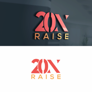 Instead of the logo text, can we incorporate the VargasAndrews logo in the 20XRaise logo. | Logo Design by Veronica 10