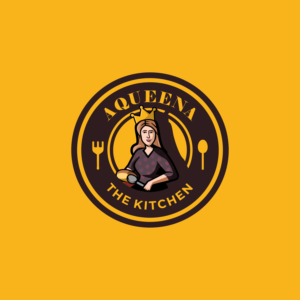 Aqueena The Kitchen | Logo Design by Omee