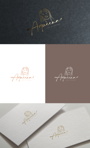 Aqueena The Kitchen | Logo Design by GLDesigns