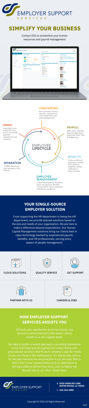 Email Marketing Design by pb for Employer Support Services | Design: #25824070