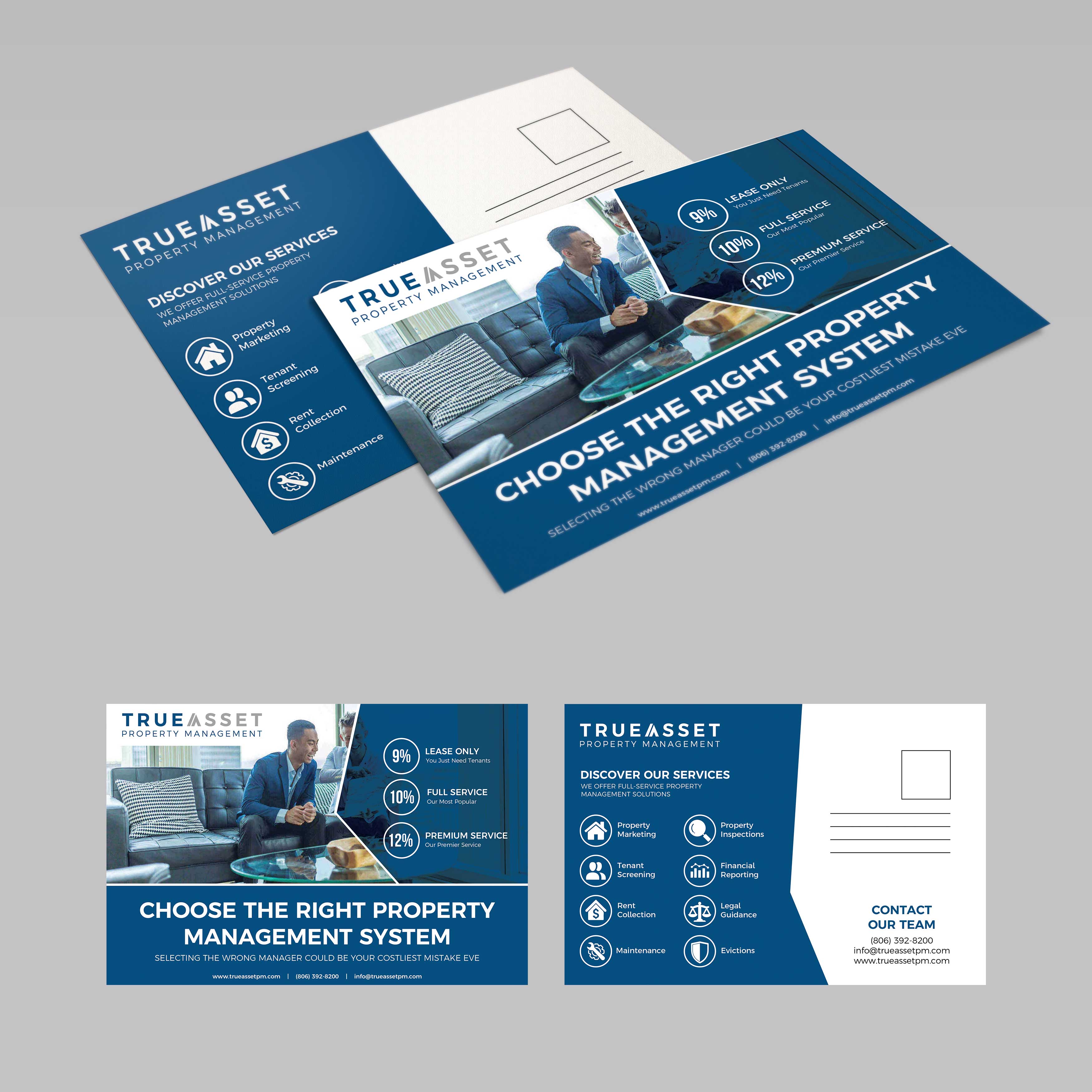 Postcard Design by Deziners Zone for FlatRock Royalties  | Design #25812252