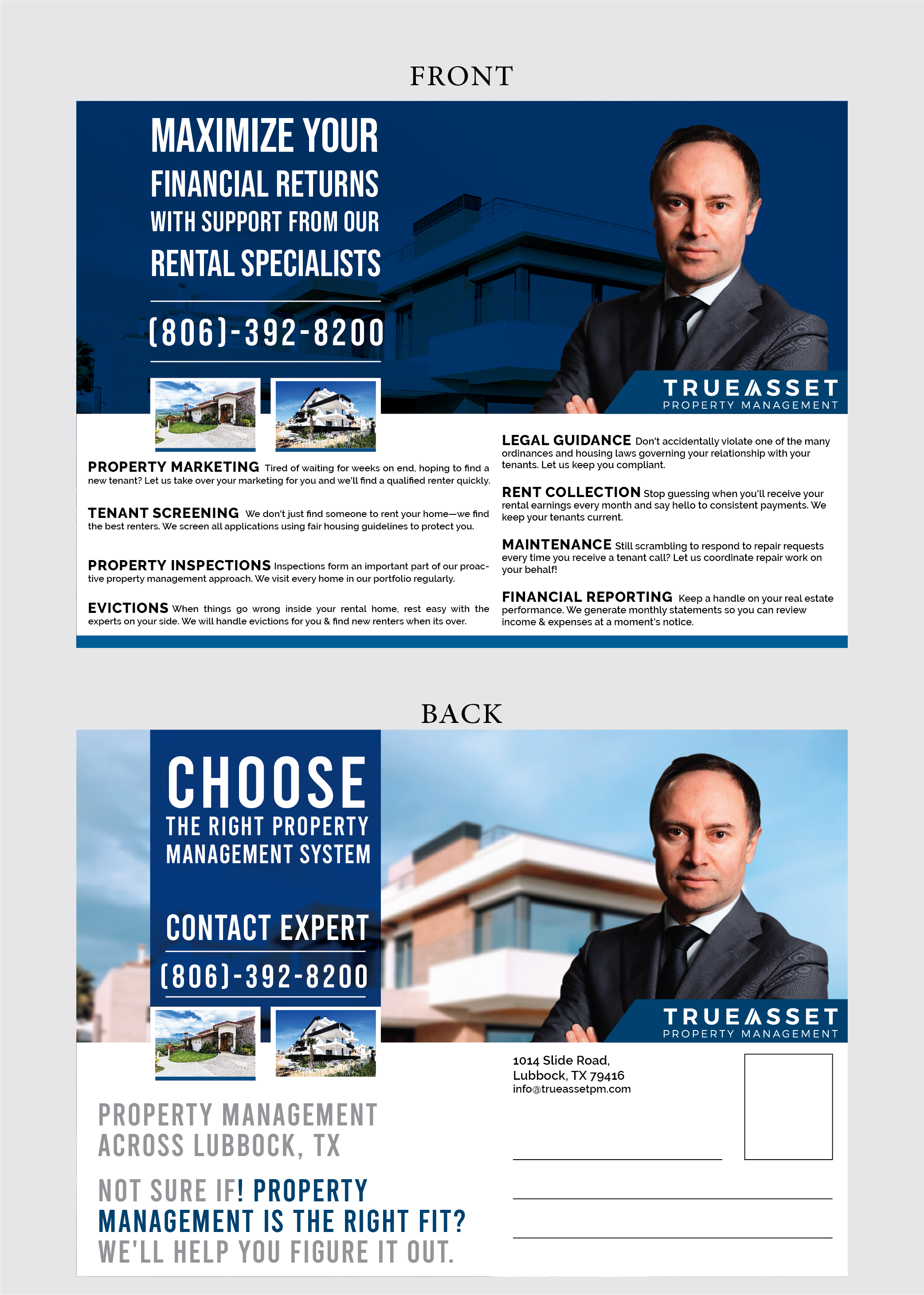 Postcard Design by 3Guys for FlatRock Royalties  | Design #25837327