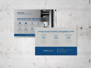 Postcard design to acquire new clients for my Property Management Company | Diseño de Postal por banedsgn