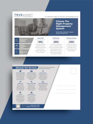 Postcard design to acquire new clients for my Property Management Company | Diseño de Postal por atularts