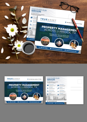 Postcard design to acquire new clients for my Property Management Company | Diseño de Postal por M 8