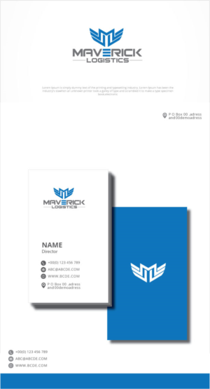 Logo Design by graphicevolution for Maverick Logistics | Design: #25823266