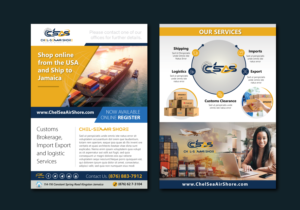 Chel-sea Air Shore Custom Brokers Limited | Flyer Design by meet007
