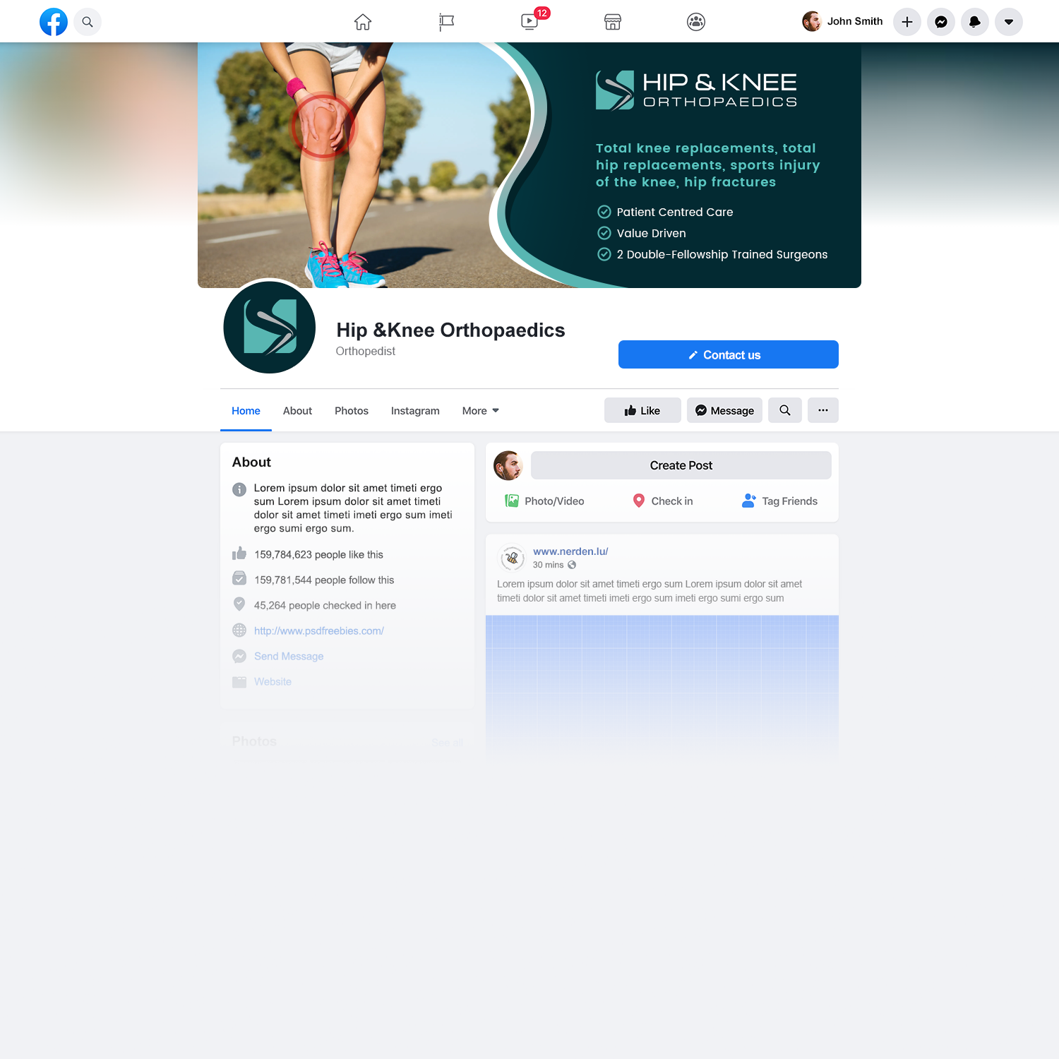Facebook Design by Manuli for this project | Design #25837885
