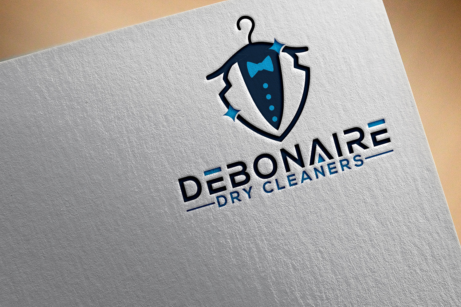 Logo Design by Rosalia.... for Debonaire Dry Cleaners | Design #25812505
