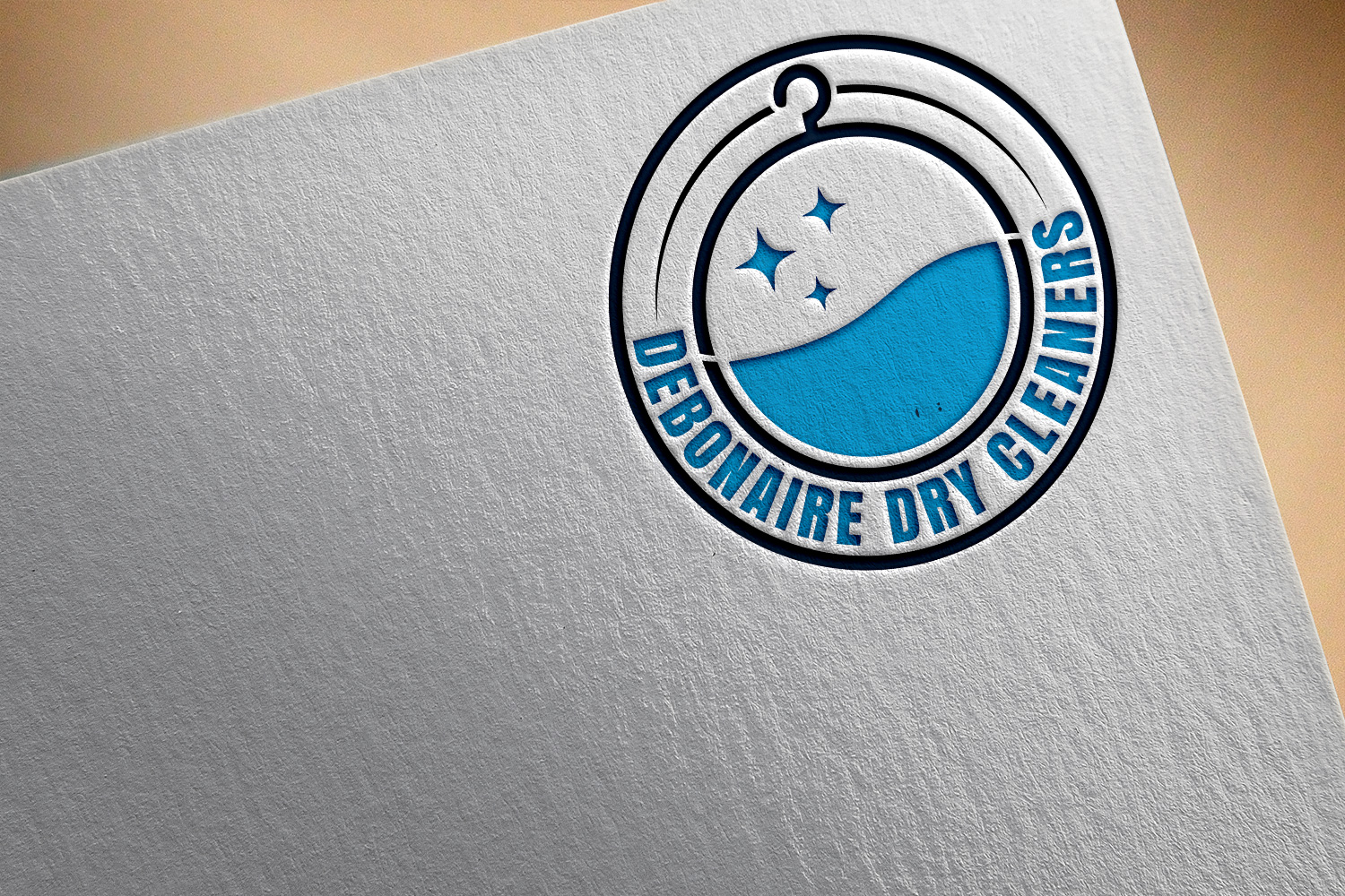 Logo Design by Rosalia.... for Debonaire Dry Cleaners | Design #25812507
