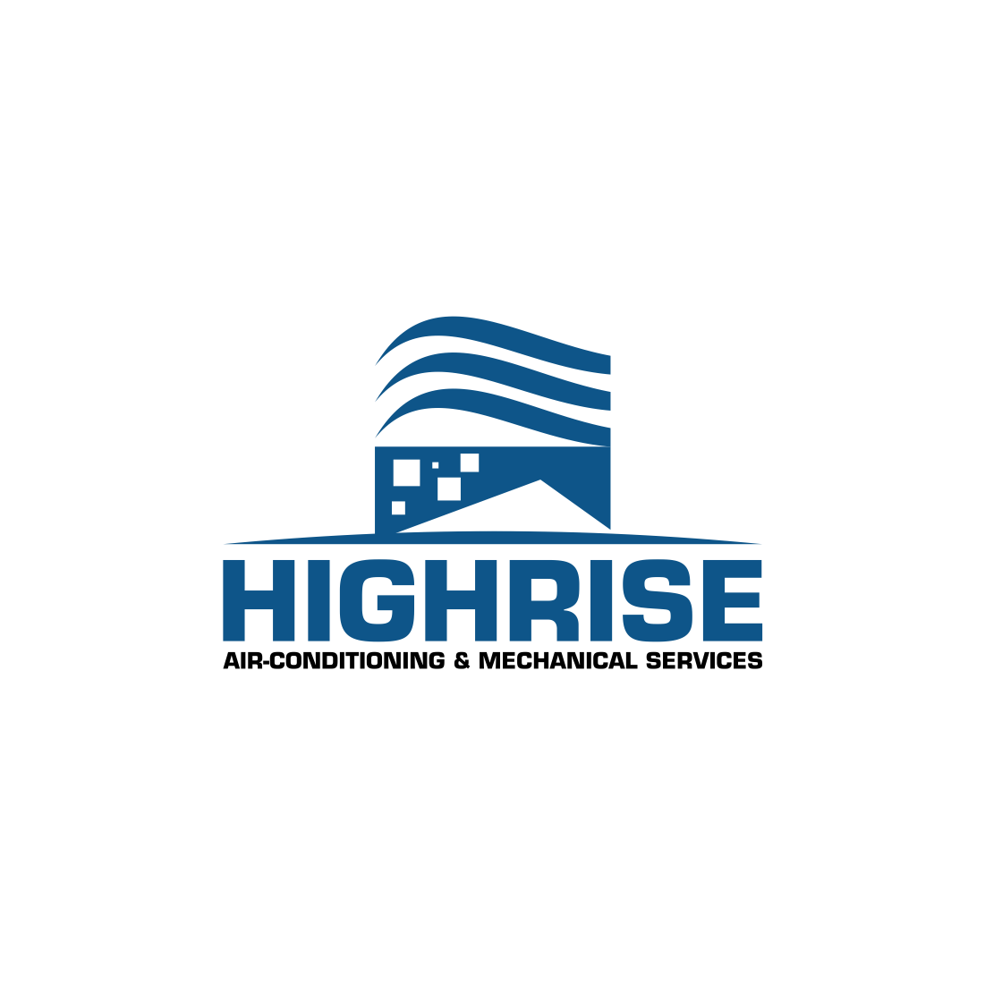 Bold, Serious Logo Design for Highrise Airconditioning & Mechanical