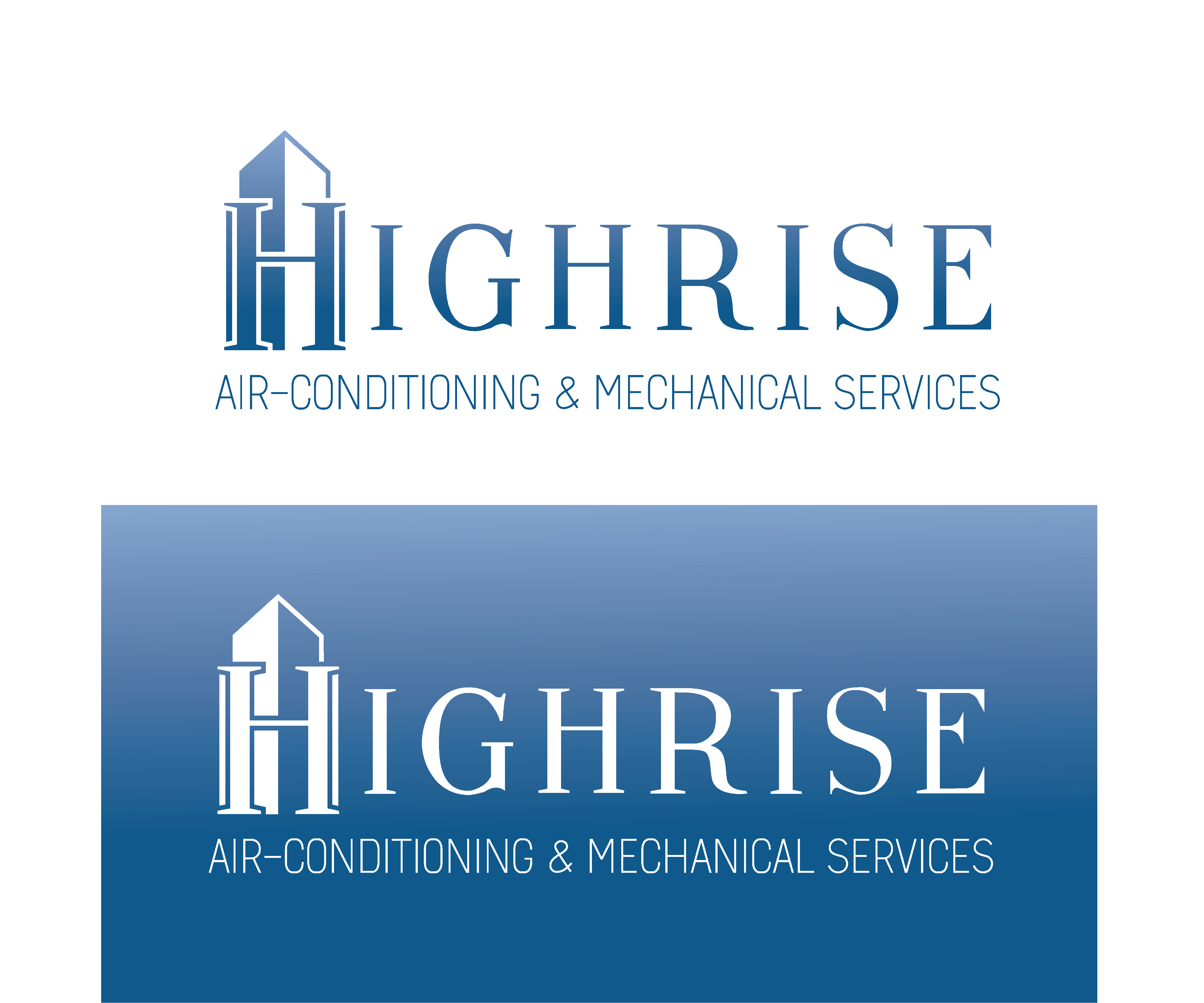 Bold, Serious Logo Design for Highrise Airconditioning & Mechanical