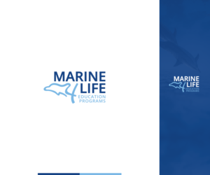 Marine 4 Life (main focus)   Education Programs (smaller underneath) | Logo Design by GBDESIGN