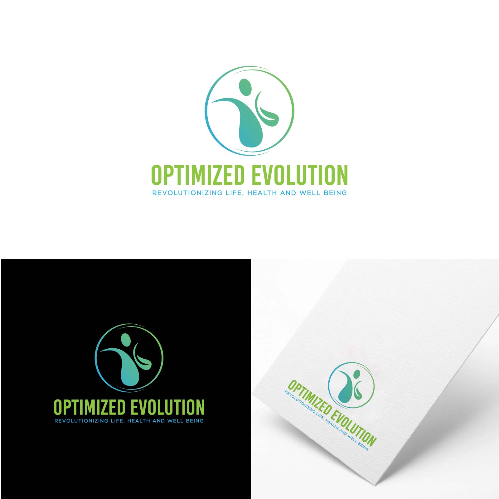 Logo Design by creative.bugs for Optimized Evolution | Design #25816517