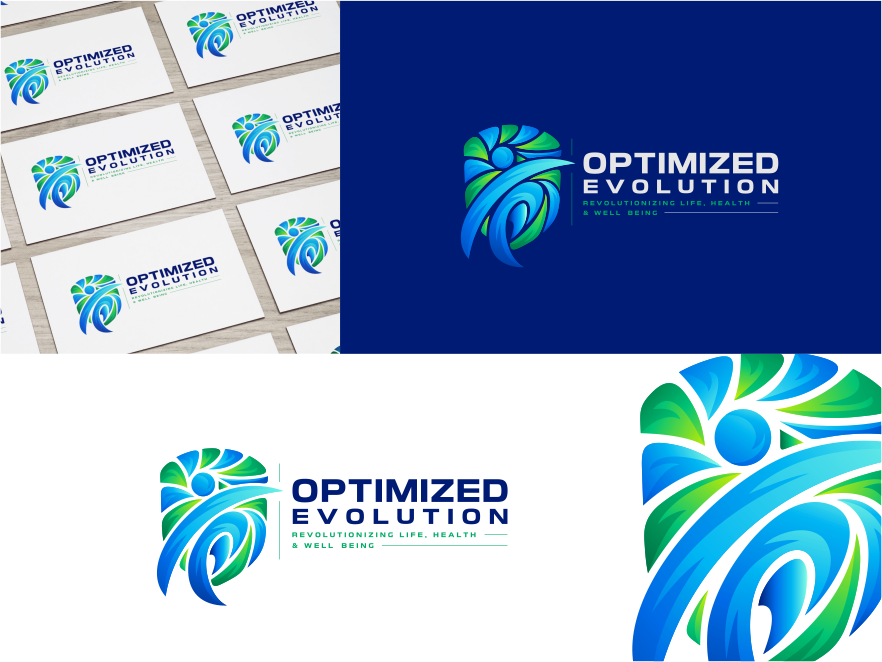 Logo Design by artswolf for Optimized Evolution | Design #25839208