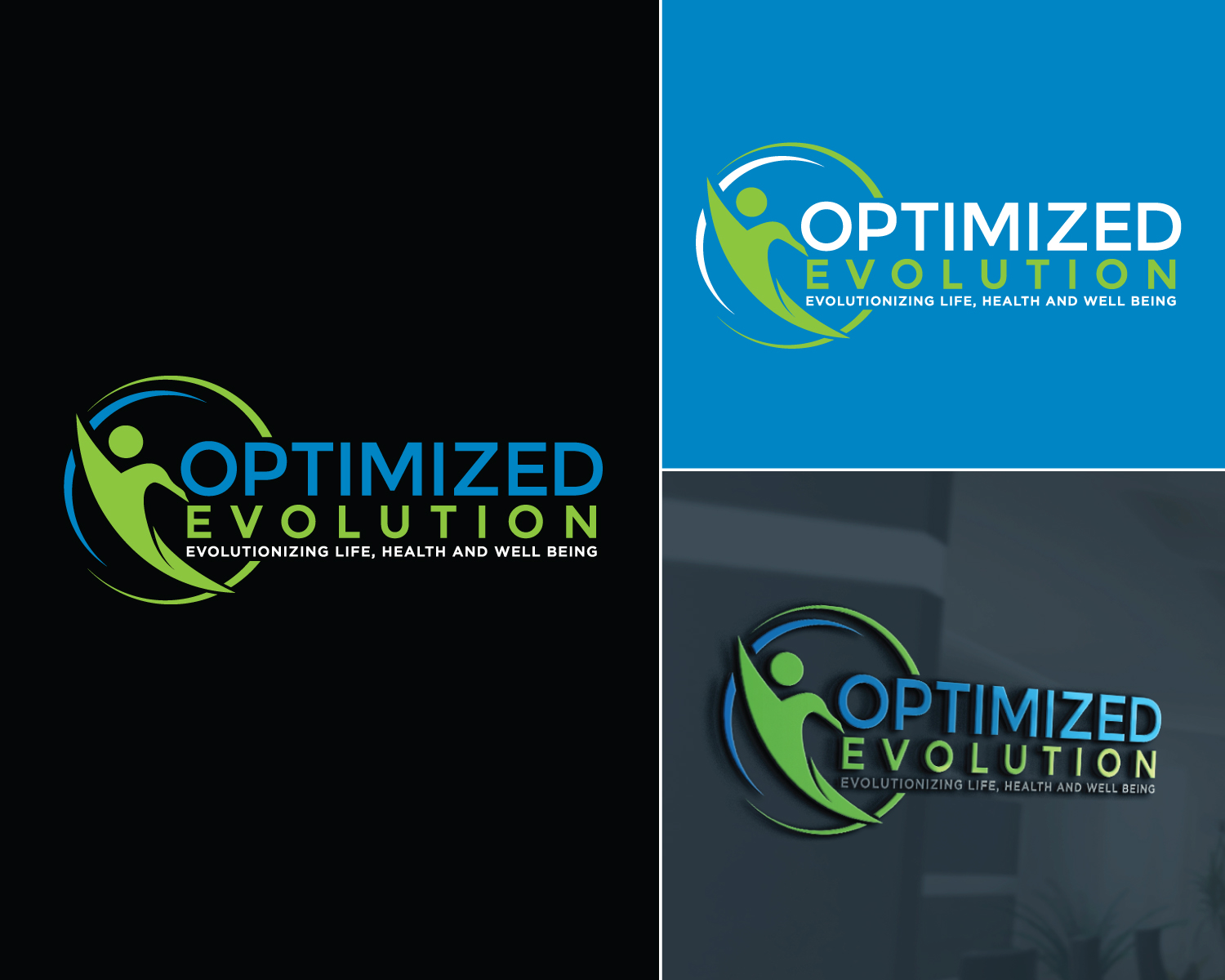 Logo Design by Atec for Optimized Evolution | Design #25814638