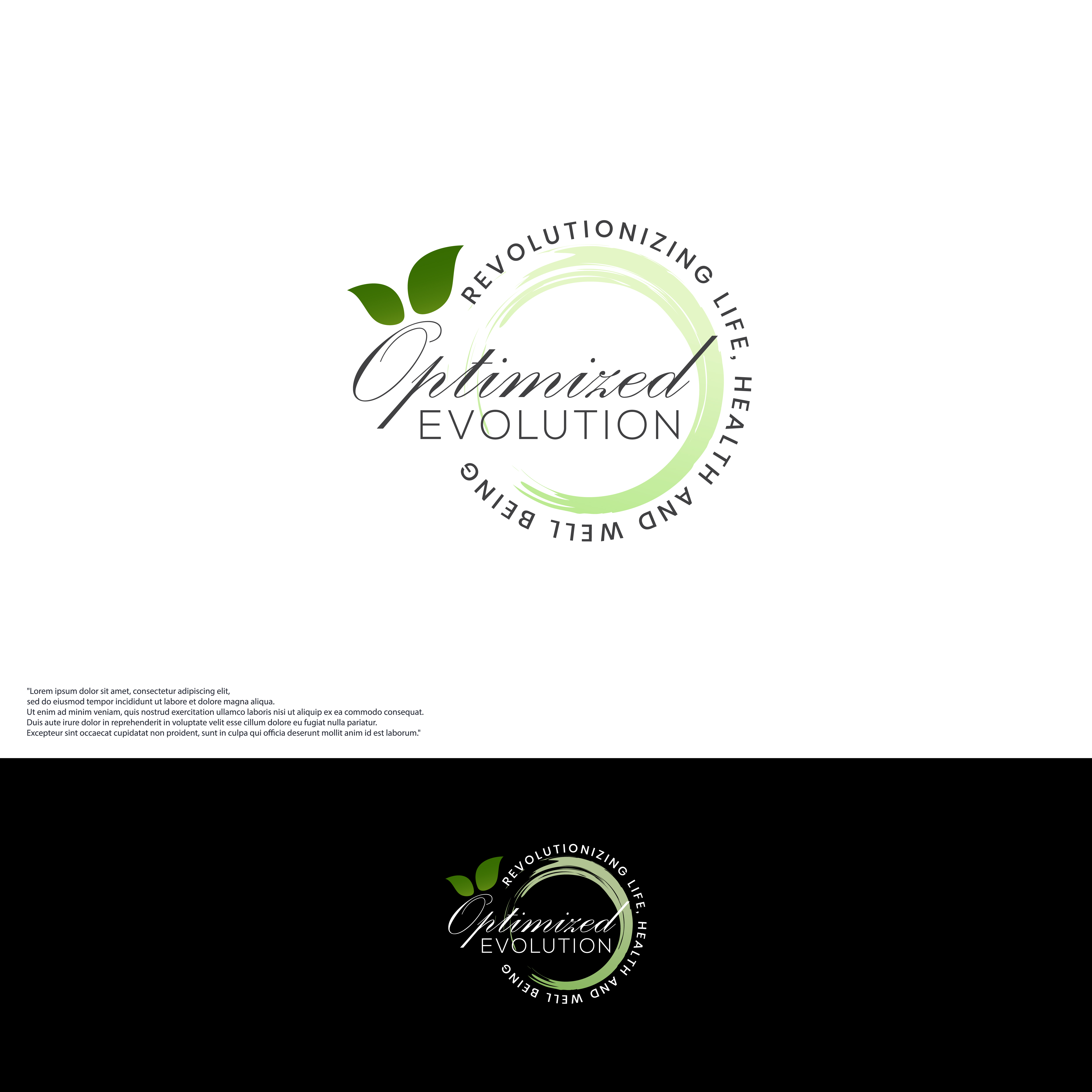Logo Design by RAMDHONU for Optimized Evolution | Design #25820705