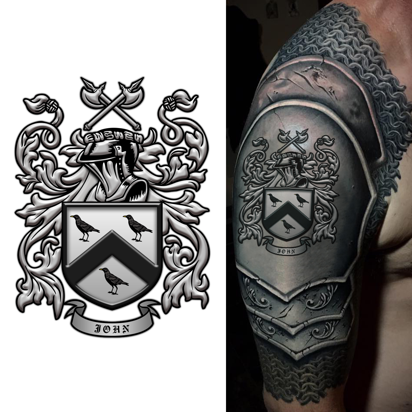 Tattoo Design by Abiyoso28 for this project | Design #25821850