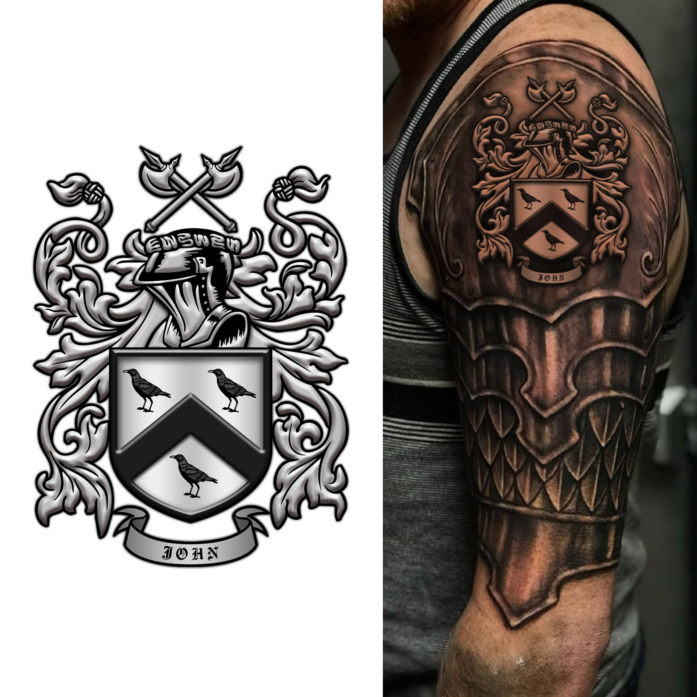 Tattoo Design by Abiyoso28 for this project | Design #25827559