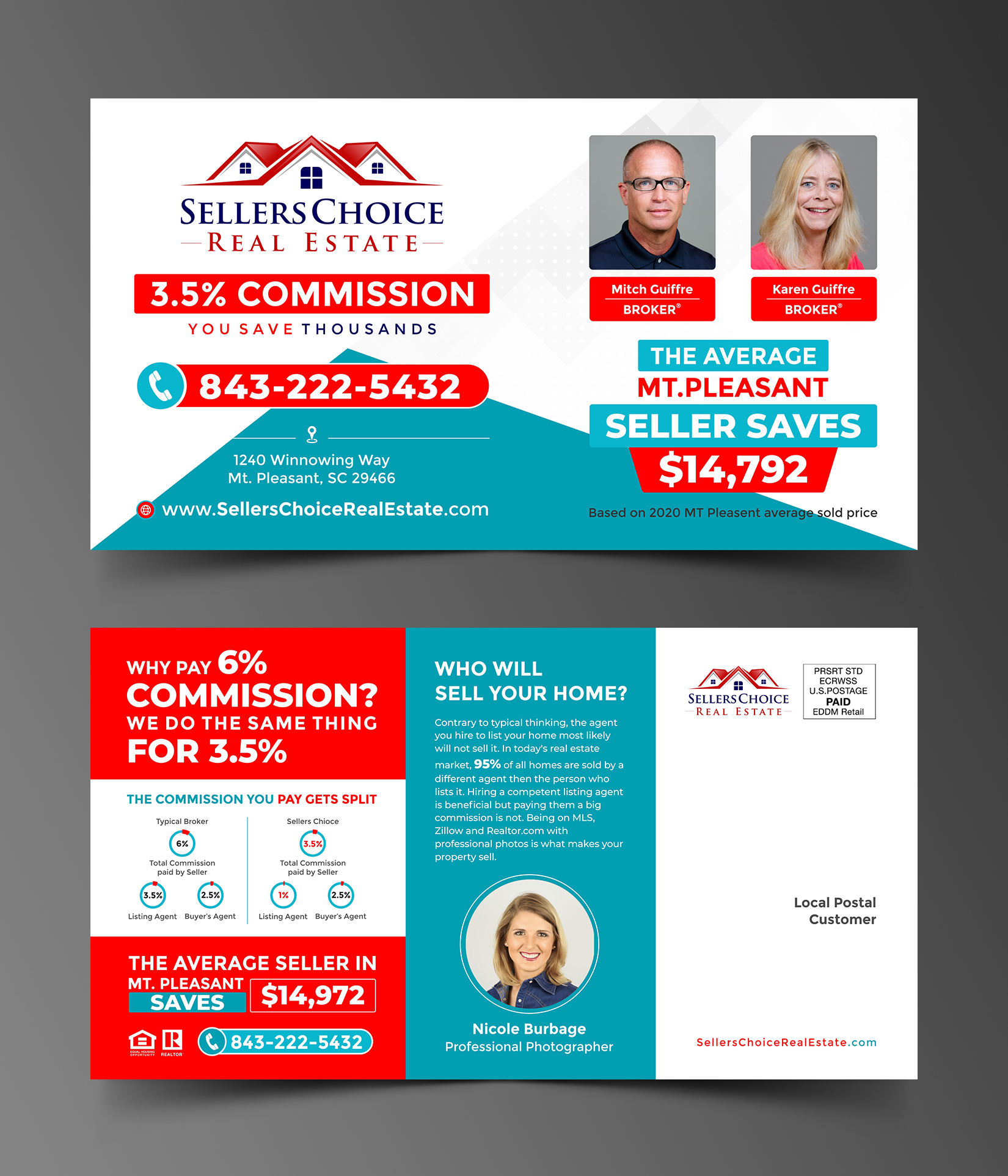 Postcard Design by ecorokerz for this project | Design #25815698
