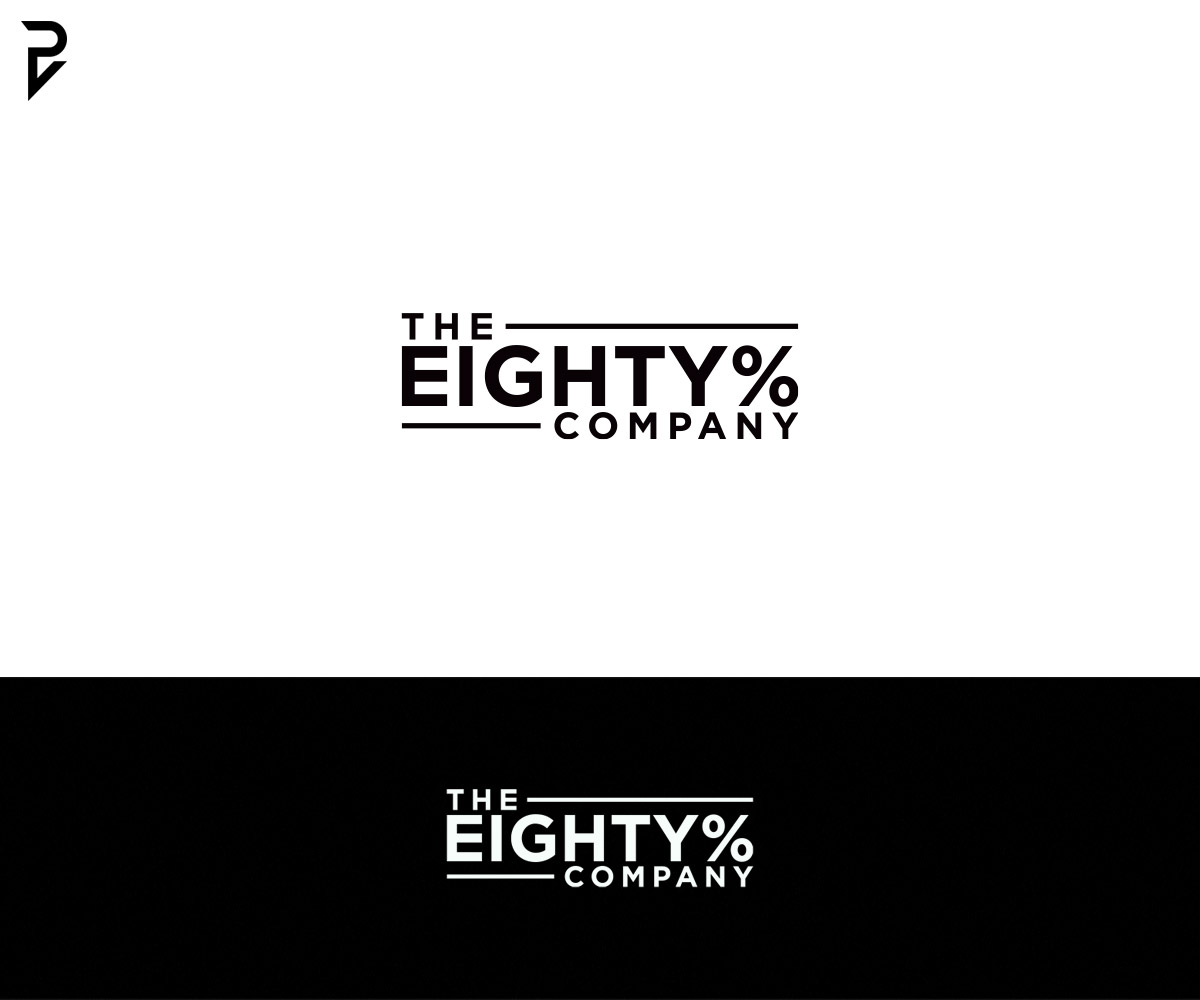 Logo Design by poisonvectors for The EIGHTY% Company | Design #25818126