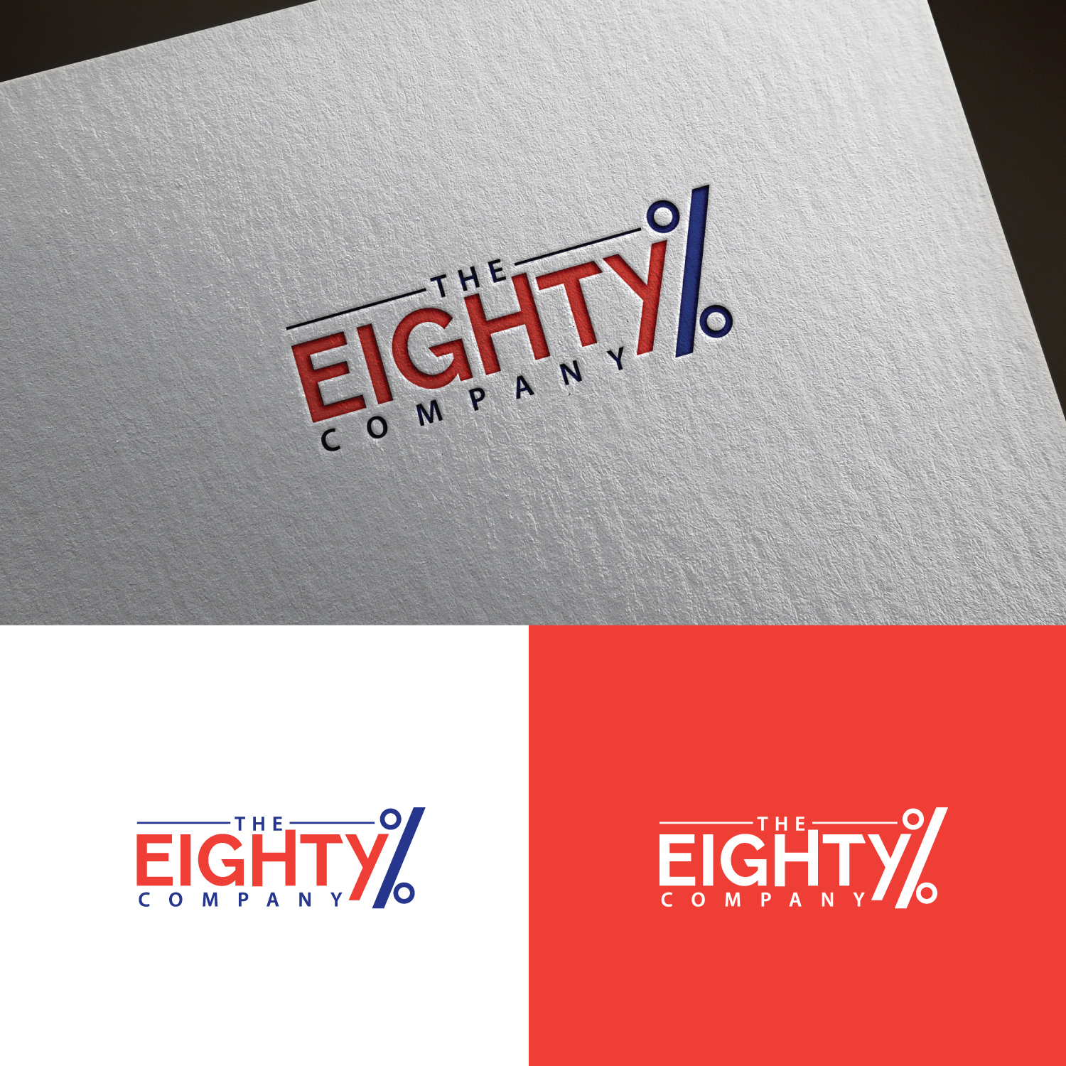 Logo Design by sankar999 for The EIGHTY% Company | Design #25817228