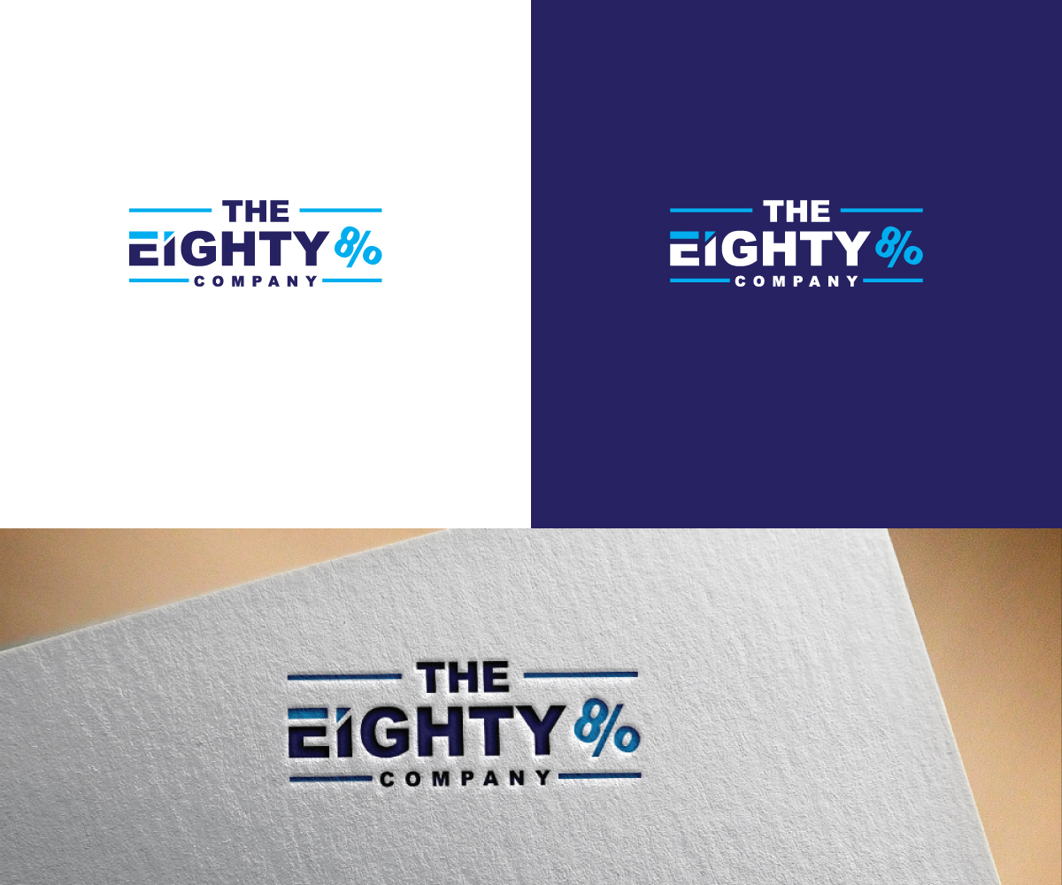 Logo Design by uitaki for The EIGHTY% Company | Design #25816599