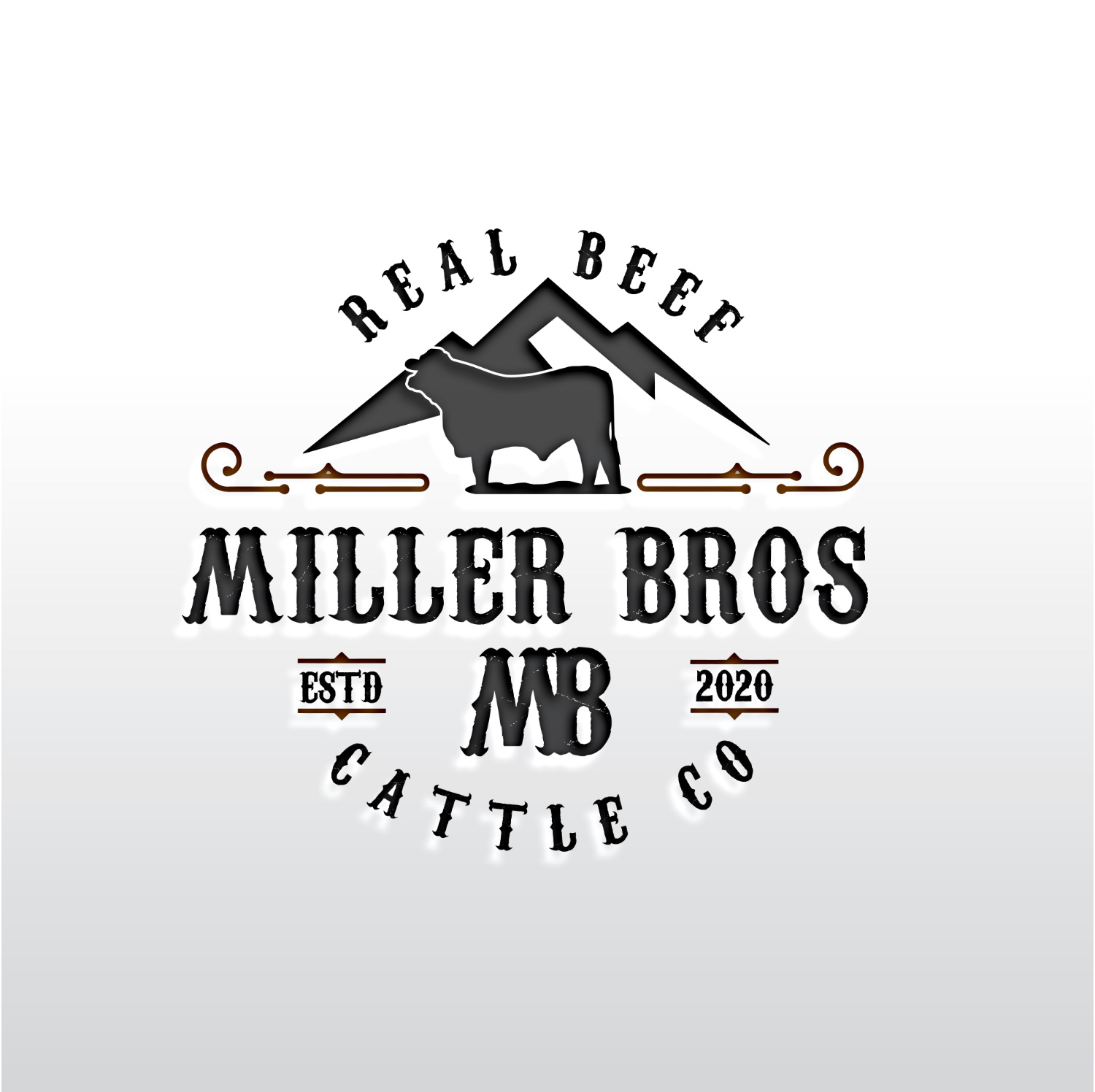 Logo Design by Rosalia.... for Miller Bros Cattle CO | Design #25820067