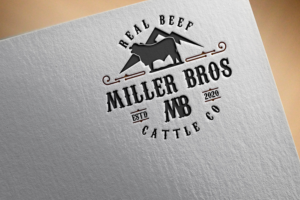Logo Design by Rosalia.... for Miller Bros Cattle CO | Design: #25832391