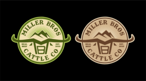 Design de Logo par pa2pat pour Miller Bros Cattle CO | Design #25819862