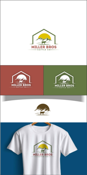 Logo Design by dclawstudio for Miller Bros Cattle CO | Design: #25826815