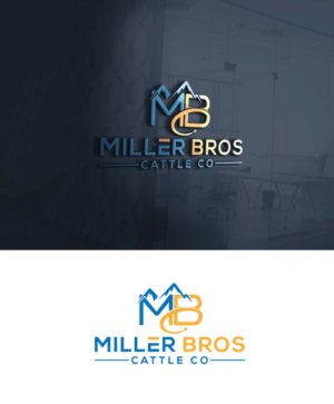Miller Bros Cattle CO | Logo Design by ZJ Design