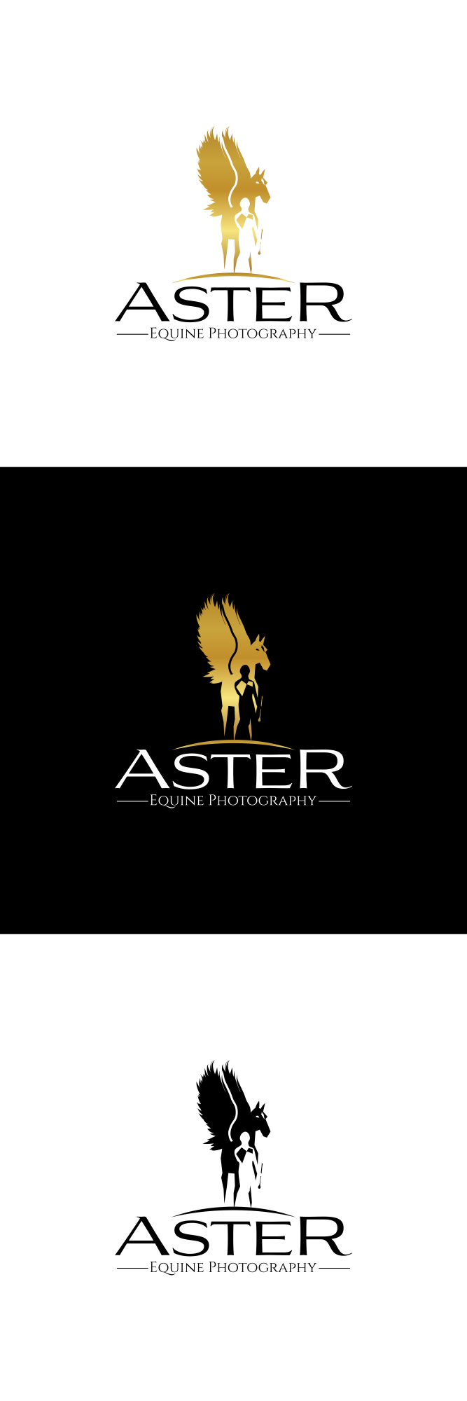 Logo Design by moisesf for Aster Equine Photography | Design #25818975