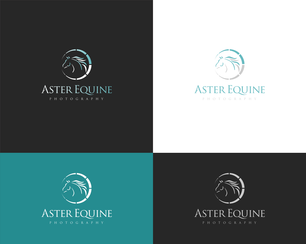 Logo Design by DoMadic for Aster Equine Photography | Design #25823864
