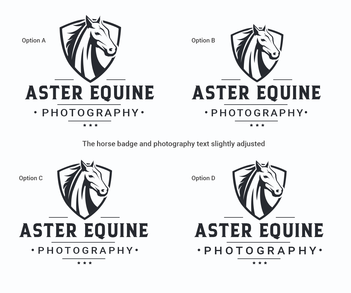 Logo Design by Rajib Bhattacharya for Aster Equine Photography | Design #25819847